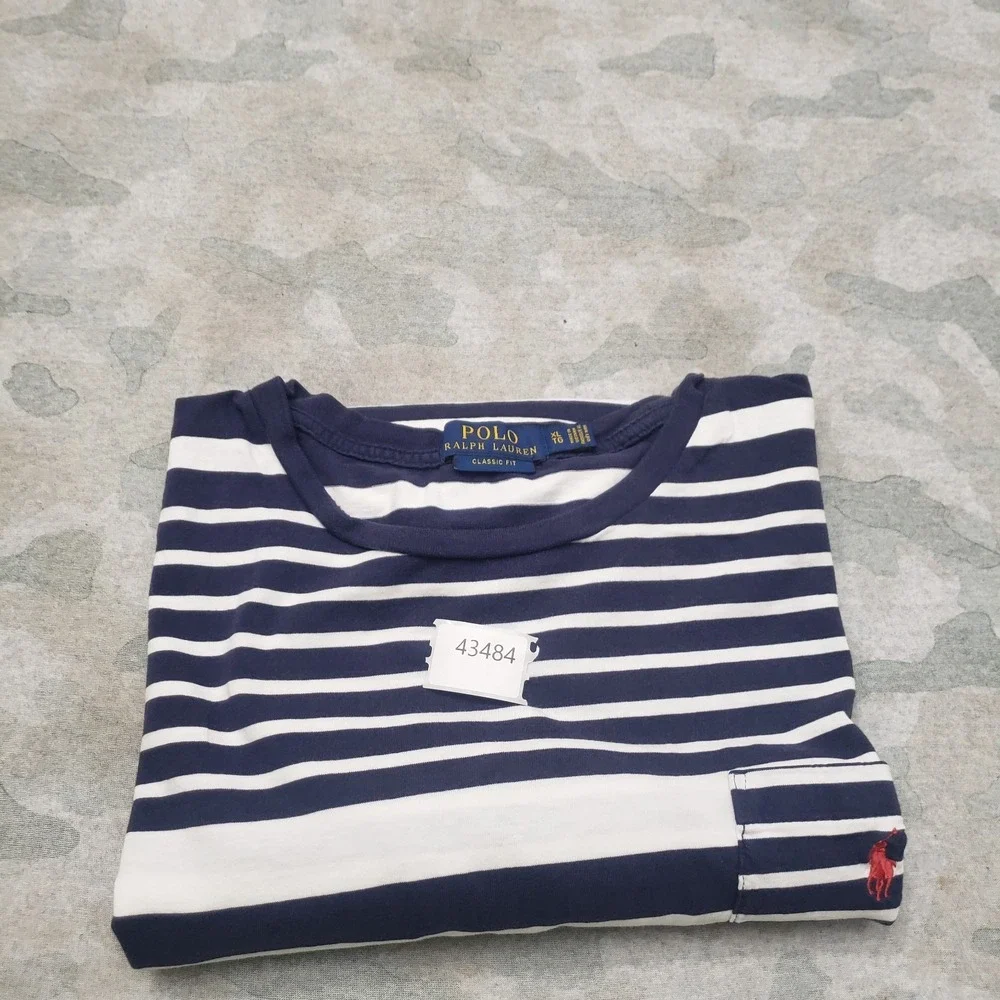 Polo‎ Ralph Lauren Shirt Mens XL Blue Classic Fit Pockets Short Sleeve